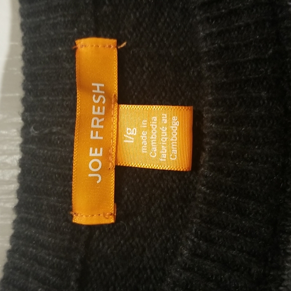 Grey stripe wool blend sweater - Picture 3 of 5